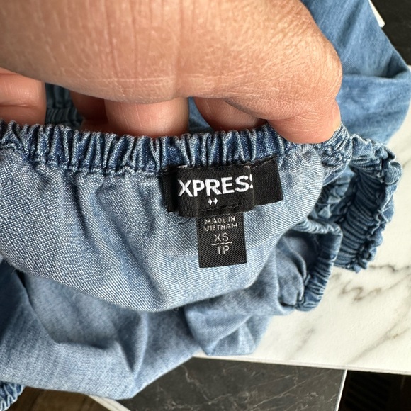 Express denim romper size  XS - Picture 4 of 4